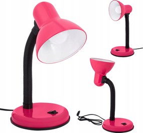 Gyerek íróasztali lámpa Led Állítható Iskolai íróasztali lámpa Rózsaszín E27