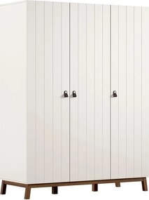 Bézs gyerek ruhásszekrény 149x196x58 cm Sezane – Vipack