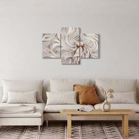Az istennő képe virágmotívummal (90x60 cm)