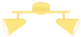 Spotlámpa AMOR 2xE14/40W/230V sárga