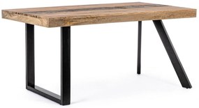 MANCHESTER modern mangófa étkezőasztal - 160/200cm