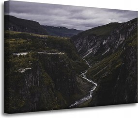 Vászonkép Természet Hegyi patak 70x50 cm