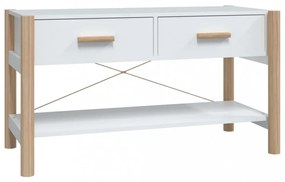 fehér szerelt fa TV-szekrény 82x38x45 cm