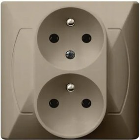 Dupla cseh bézs aljzat cseh Akcent Ospel típusú földeléssel