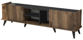 TV asztal Elegante diófa fekete