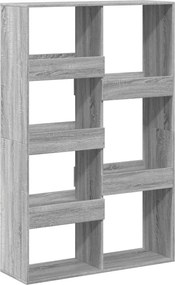 vidaXL szürke sonoma színű szerelt fa könyvespolc 100 x 33 x 155,5 cm