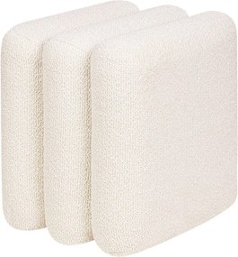 Bézs buklé puff Radd – noo.ma