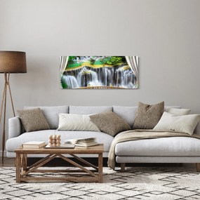 Kép - Varázslatos vízesések megtekintése (120x50 cm)