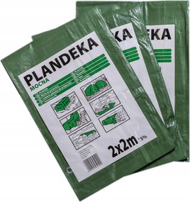 Ponyva erős, zöld 110g/m2 3x3m zöld