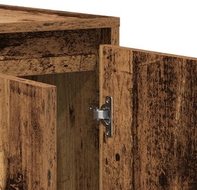 Barna büfé Régi fa Fa 120 x 41 x 75 cm Büfé Négyszögletes