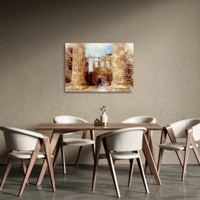 Kép - Érechthéion, Athens, görögország (üvegen) (70x50 cm)