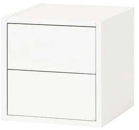 Boxie 2 fiókos fali szekrény 40x40x37 cm fehér