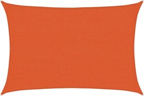 vidaXL narancssárga HDPE napvitorla 160 g/m² 2,5 x 3,5 m