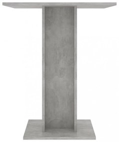 betonszürke szerelt fa bisztróasztal 60 x 60 x 75 cm