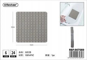 Puha Fürdőszobaszőnyeg 52x52cm Bézs színben