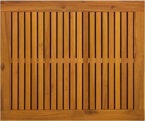 vidaXL Kerti Tároló Doboz 185 L Tömör Akácfa 60 x 50 x 56 cm Bézs
