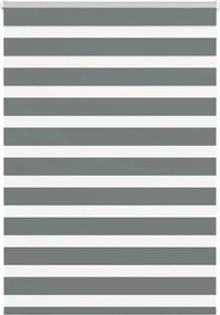 vidaXL zebrafüggönnyel sötét szürke szövetszélesség 105,9cm poliészter