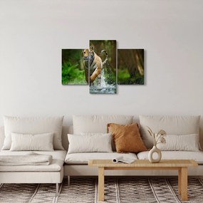 Futó tigris képe (90x60 cm)