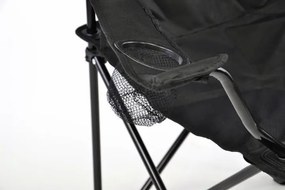 DIVERO® Kempingszék összecsukható 2 db  fekete