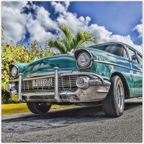 Poszterek 100x100 Kubai autó