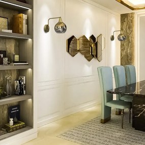 Fali lámpa MONTE 1xE27/60W/230V arany