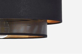 KAJA K-5283 AMOS Fekete Színű Függeszték 4xE27 15W IP20