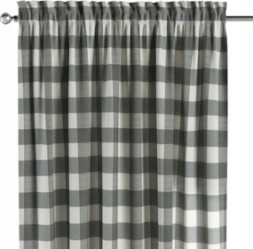 Dekoria Csatornafüggöny frufruval 1 db 130x260cm fekete