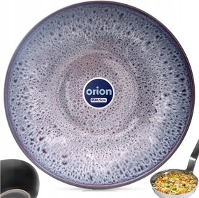 Ebédlőtányér nagy mély leveses kerámia Lila 20,5 cm 900 ml