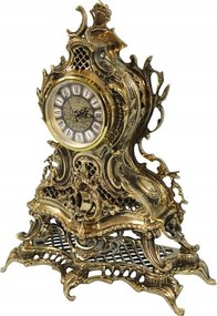 Kandalló Óra Álló Arany Sárgaréz