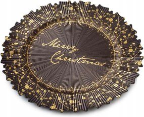 Dekorációs tányér Mary Christmas Blanche 33 cm