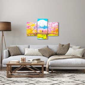 Kép - festett pár, akvarell (90x60 cm)