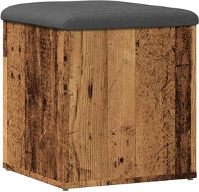 vidaXL tárolópad antik fa 42 x 42 x 45 cm szerelt fa