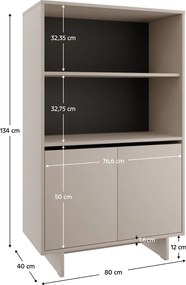Komód, kasmír, STANDO STD04