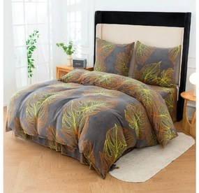 Mikroplüss ágyneműhuzat TESICA szürke Ágyneműhuzat mérete: 70 x 80 cm | 140 x 200 cm