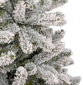 Mű karácsonyfa 300 LED-del Zöld és Fehér 240 cm PVC és fém