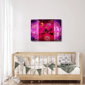 Történelmi falfestmény képe (üvegen) (70x50 cm)