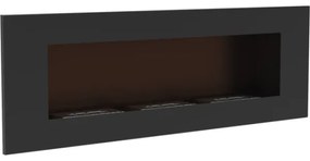DELTA3/TUV beépíthető BIO kandalló 40x120 cm, 3x1,1 kW fekete