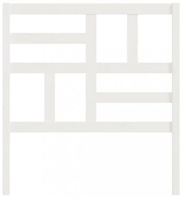 fehér tömör fenyőfa ágyfejtámla 81 x 4 x 104 cm