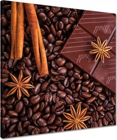 Vászonkép 50x50 Kávé Kaffe