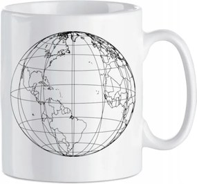 Föld mintás bögre Globus 330 ml