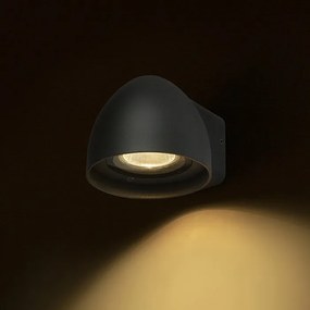 RENDL BOURDON fali lámpa antracit 230V LED GU10 8W IP54