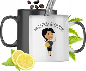 Mágikus Bögre A Főnöknek Színváltós, fényképes nyomattal