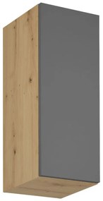 Felső szekrény, artisan tölgy/szürke matt, univerzális, LANGEN G30