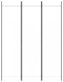 fehér 3 paneles szövetparaván 300x180 cm