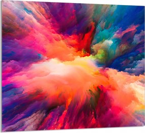 Konyhai Üvegpanel 65x60 Színes Edzett Üveg