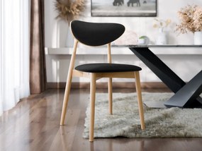 Étkezőszék KD 65 C (bükk + fekete) . 1103482
