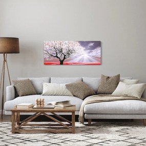 Piros fa kép (120x50 cm)