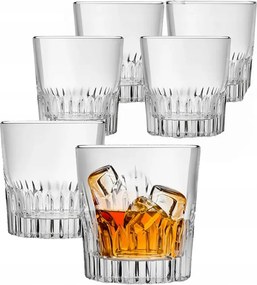 Alacsony pohár whisky italokhoz William 350 ml 6db-os szett