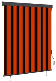 narancssárga és barna kültéri roló 140 x 250 cm