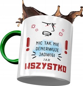 Zöld Bögre Hedvig Barátnő Feleség Ajándék Nyomtatott Fotóval